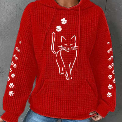 Women’s New Waffle Hooded Sweatshirt