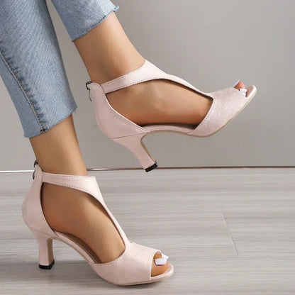 Stiletto Fishmouth Sandals