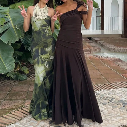 Talenza Vintage One-Shoulder Evening Dress
