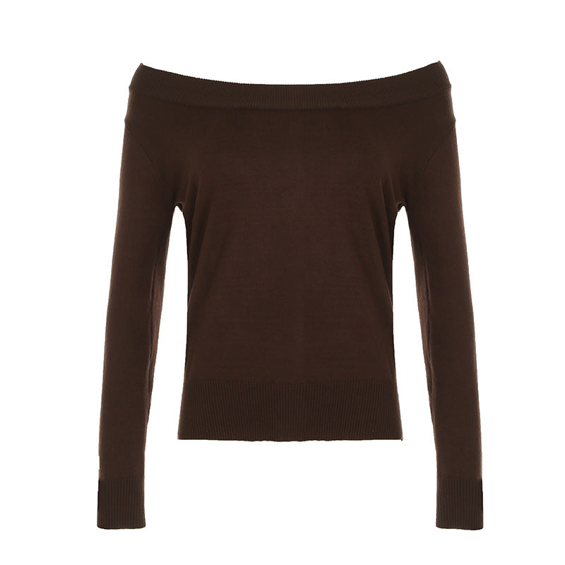 Women’s Wide Collar Two-way Sweater