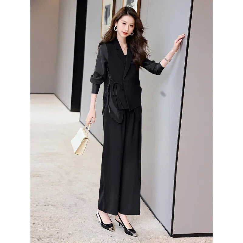 Spring Breeze Striped Two-Piece Suit