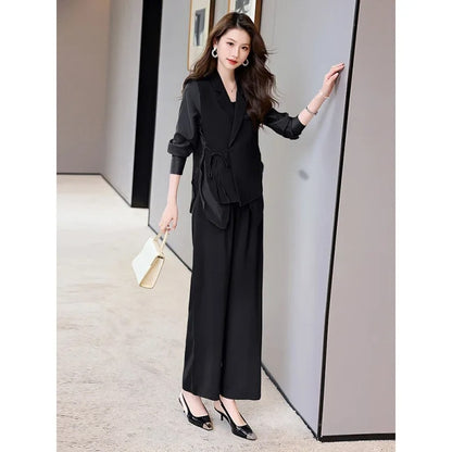Spring Breeze Striped Two-Piece Suit