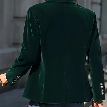 Women's Slim Fit Long Sleeve Formal Jacket