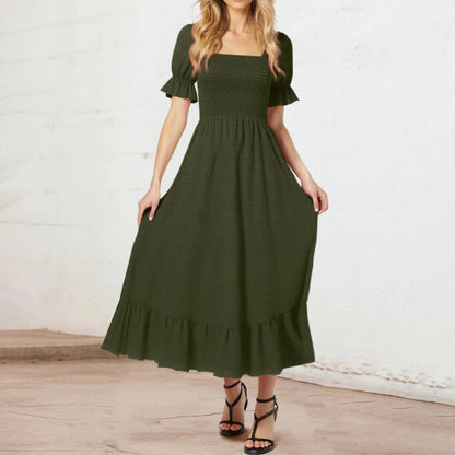 Summer Breeze Ruffle Maxi Dress