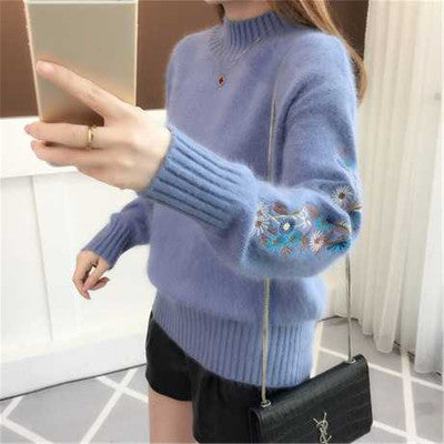 Half High Neck Long Sleeve