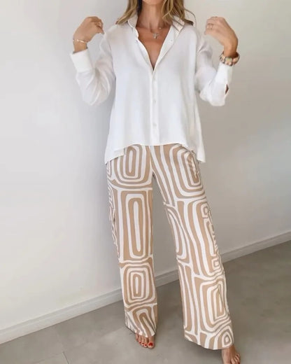 Starlight Bloom Printed Suit Set