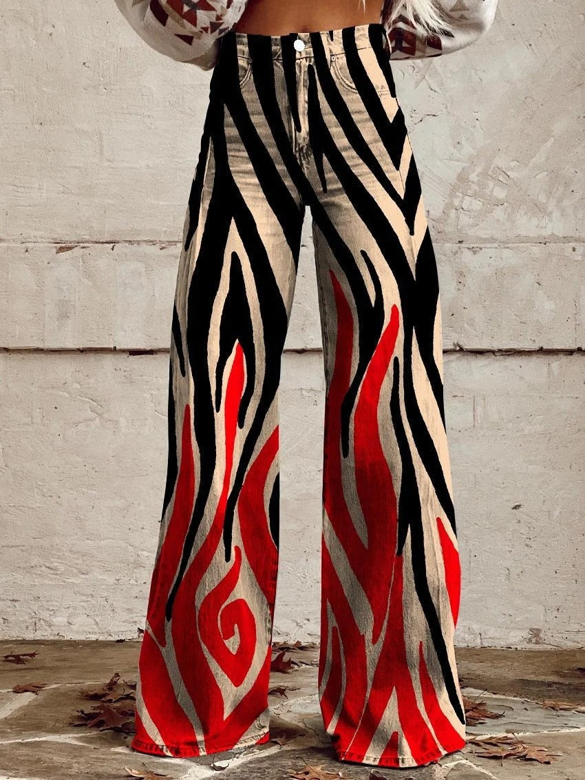 Chic Wide-Leg Cargo Pants