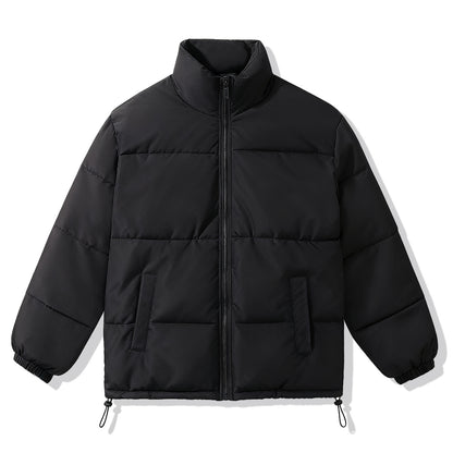 Women's Simple Casual Solid Warm Cotton Coat