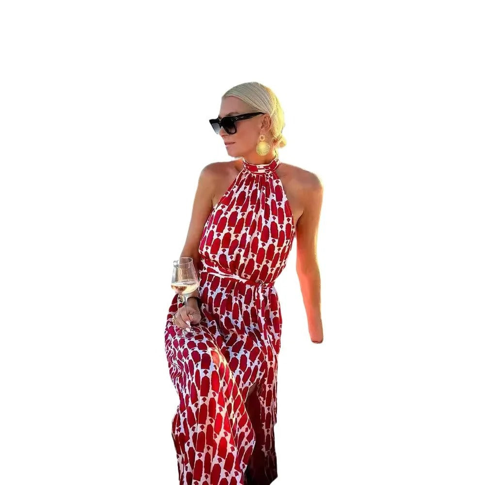 Halter Neck Beach Dress