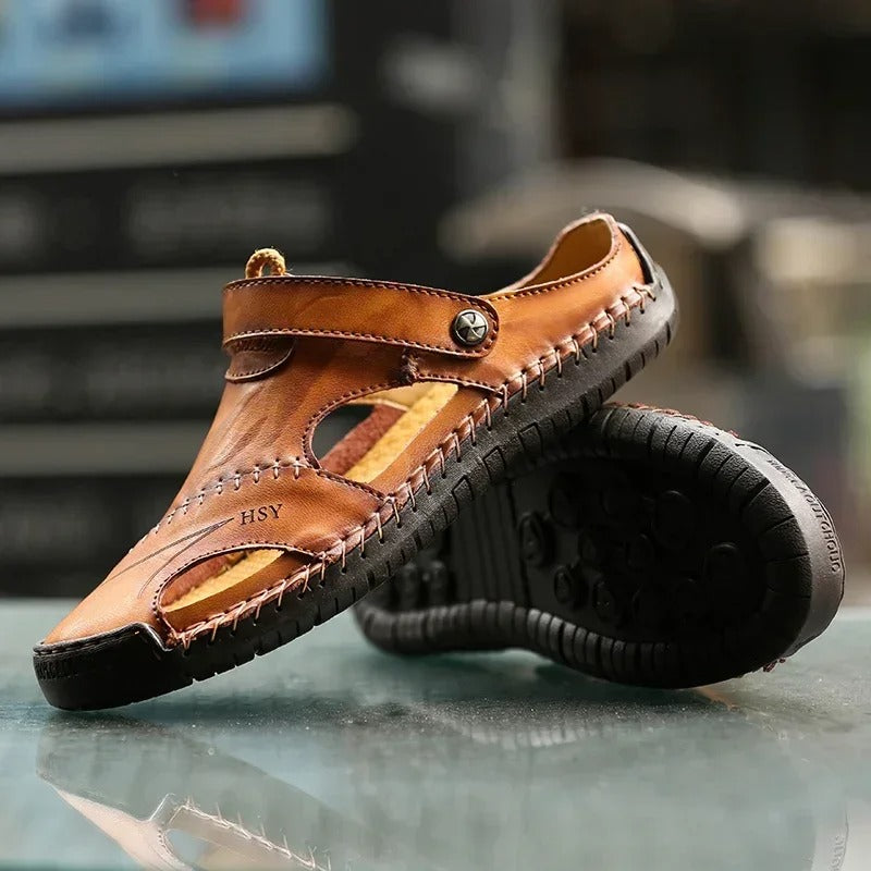 Terra Flex Men's Genuine Leather Sandals
