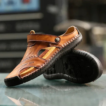 Terra Flex Men's Genuine Leather Sandals