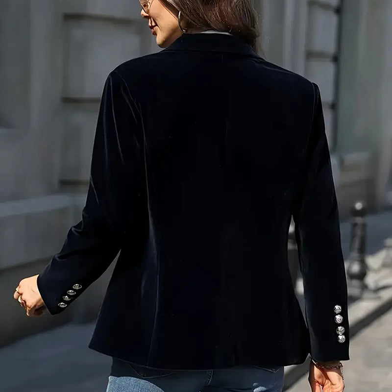 Women's Slim Fit Long Sleeve Formal Jacket