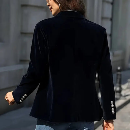 Women's Slim Fit Long Sleeve Formal Jacket