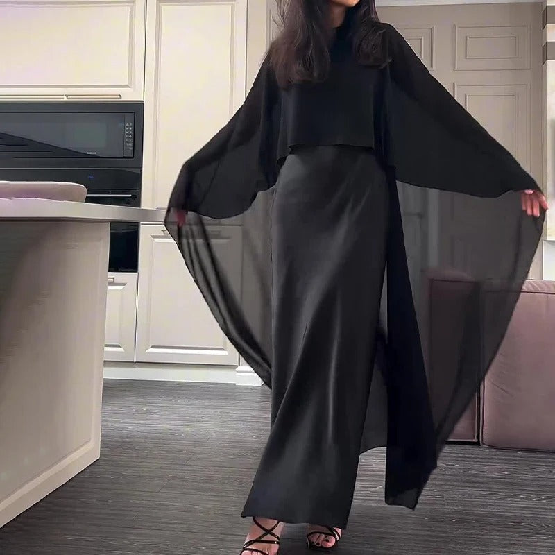 Vintage Charm Batwing Evening Set