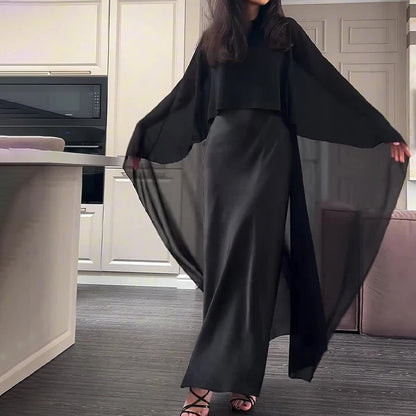 Vintage Charm Batwing Evening Set