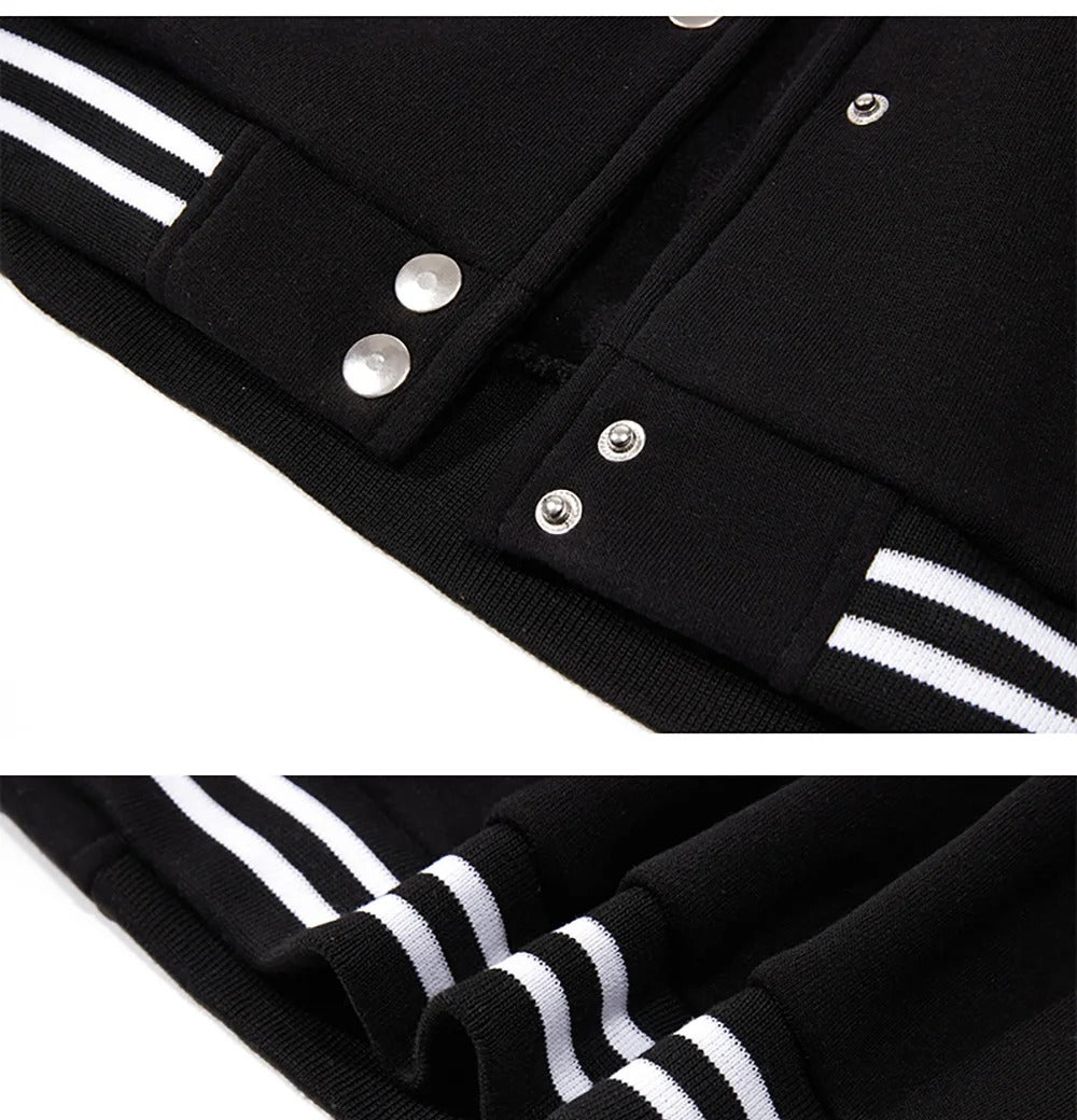 R Mark Preppy Baseball Jacket