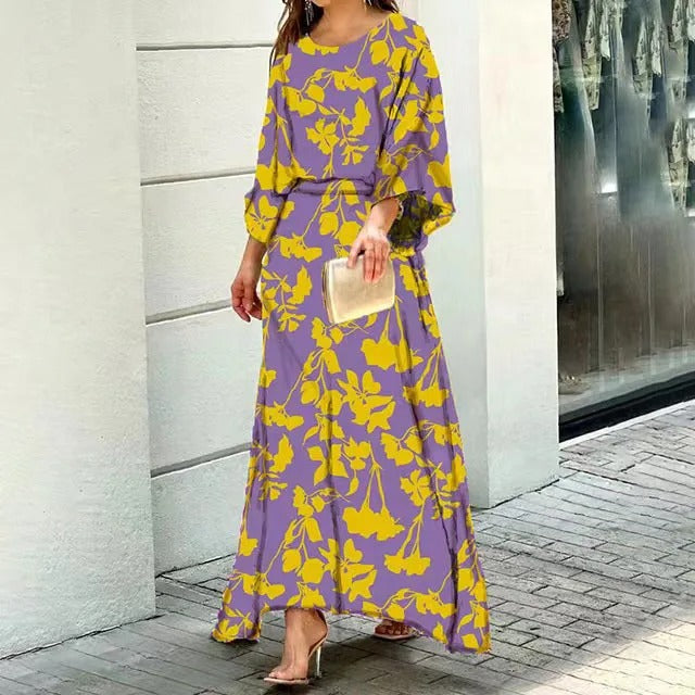 Effortless Elegance Long Sleeve Skirt Set