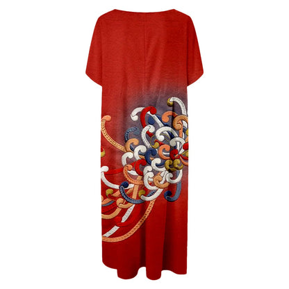 Boho Bloom Oversized Flowy Dress