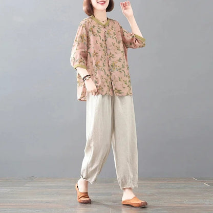 Cotton Linen Two-Piece Set