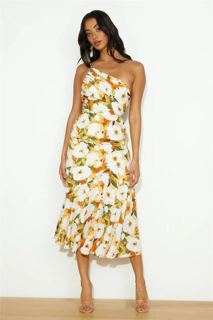 Floral Flair Mermaid Dress
