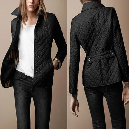 Vintage Slim Fit Lapel Down Coat