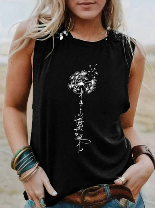 Casual Sleeveless Tank Top
