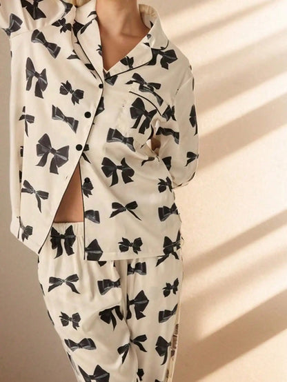 Cozy Charm Women's Printed Pajama Set