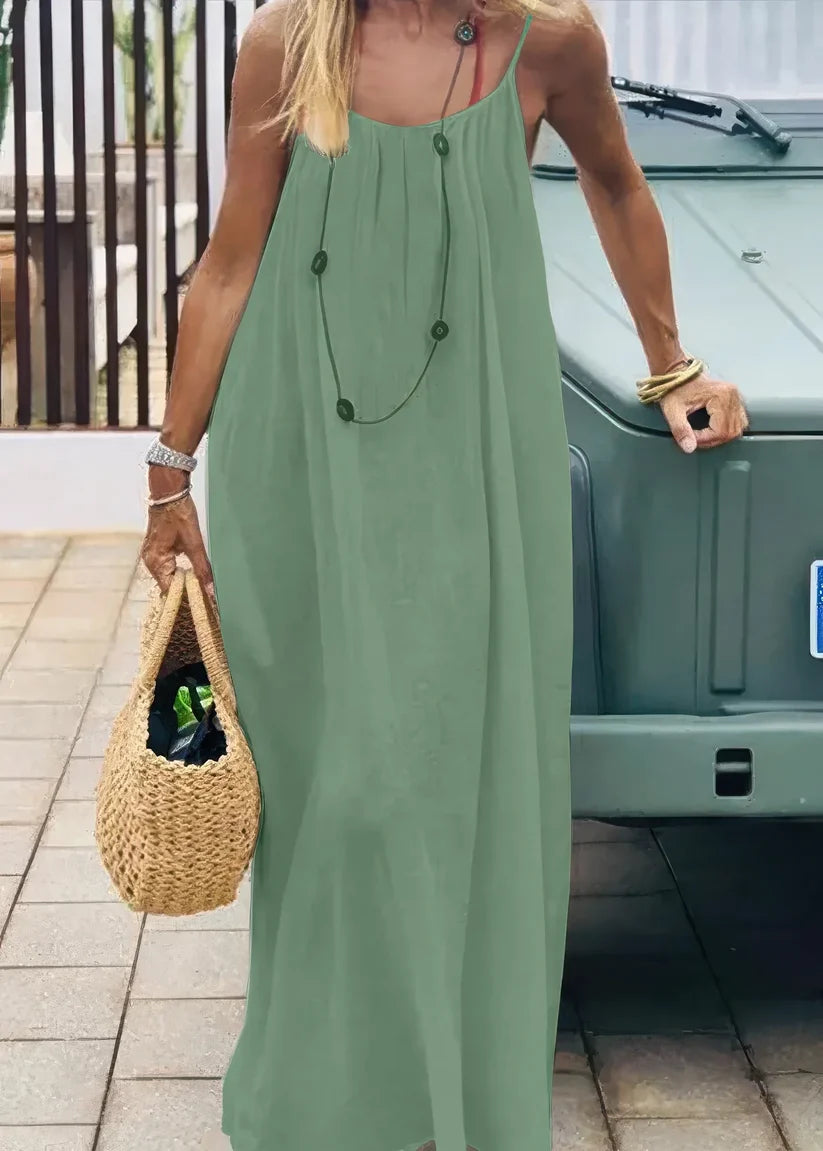 Transform Your Look with the Stylish Boho V-Neck Maxi Dress