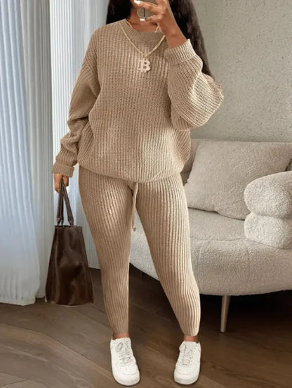 Kendra Knitted Wool Suit (2 piece)