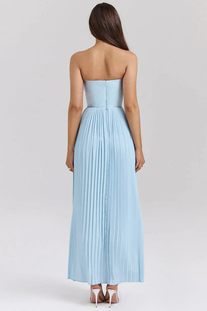 Glamour Curve Strapless Flare Dress