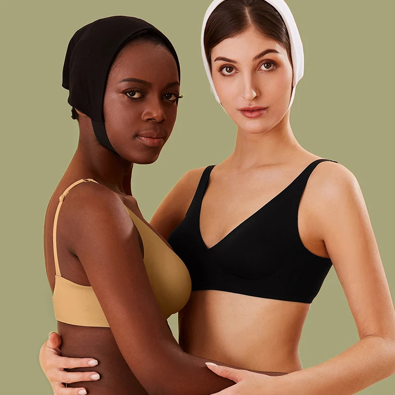 Seamless Wireless Latex Bralette