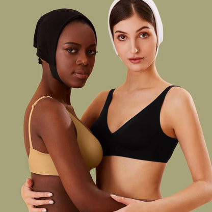 Seamless Wireless Latex Bralette
