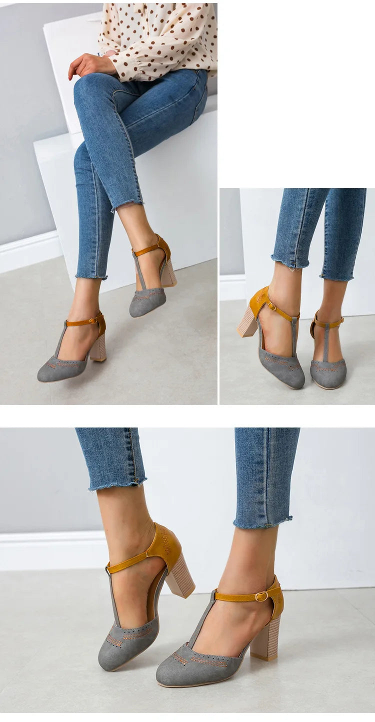 Luxury T-Tied Platform Wedding Pumps