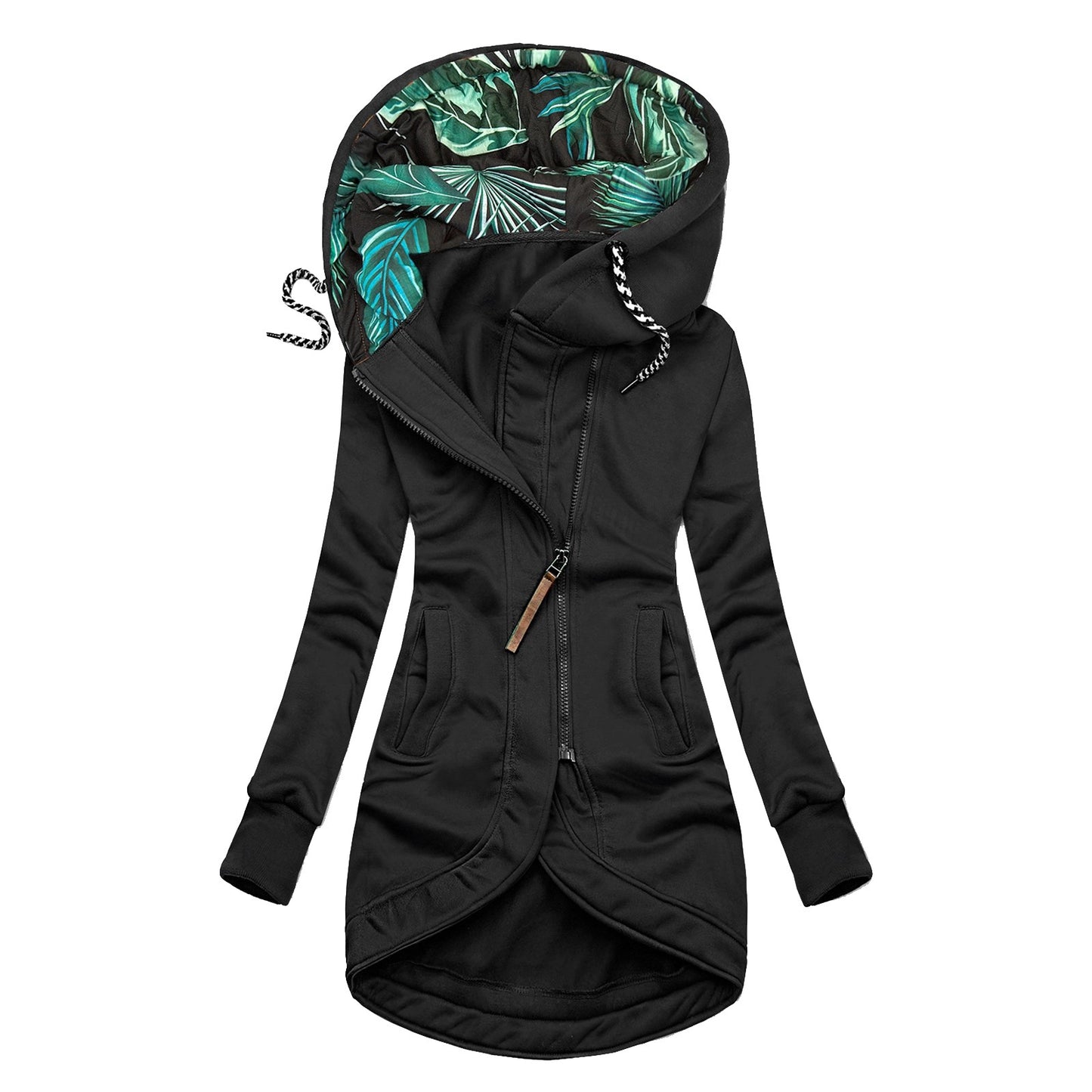 Snow Thread Slim Hooded Trench Coat