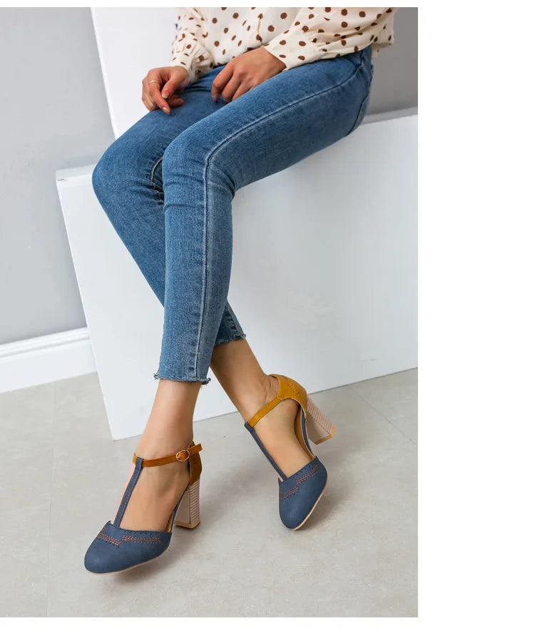 Luxury T-Tied Platform Wedding Pumps