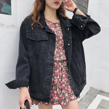 Boho Bloom Embroidered Denim Jacket