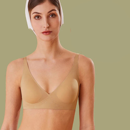 Seamless Wireless Latex Bralette