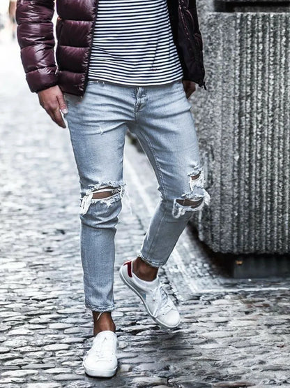 Y2K Punk Biker Jeans