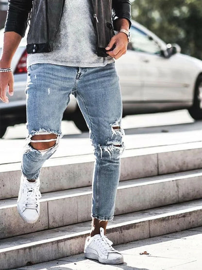 Y2K Punk Biker Jeans