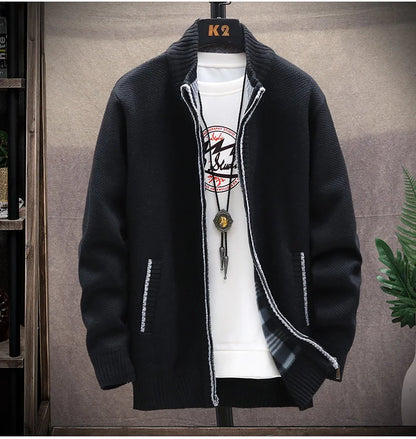 Men's Fleece Hooded Cardigan