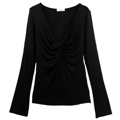 Vibe Slim V-Neck Crop Top