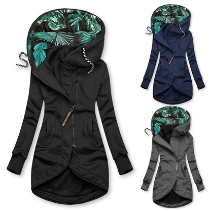 Snow Thread Slim Hooded Trench Coat