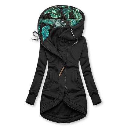 Snow Thread Slim Hooded Trench Coat
