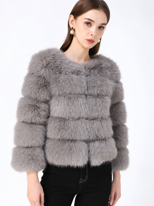 Women’s Luxury Faux Fur Winter Coat