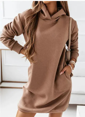 Tessia Hooded Pocket Dress