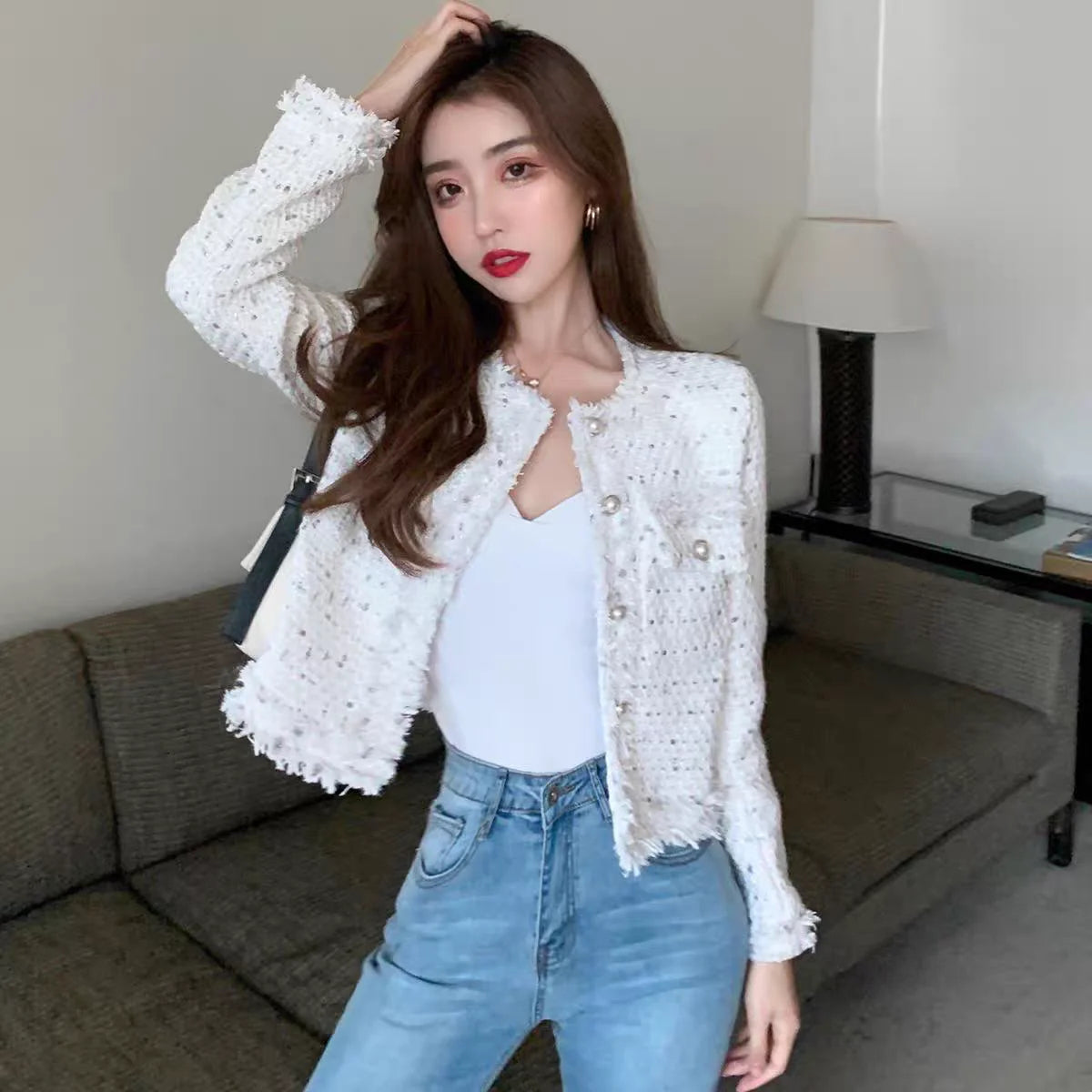 Boho Bloom Embroidered Denim Jacket