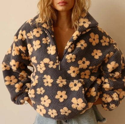 Cozy Zipper Fleece Winter Top