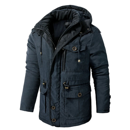 Mountain Trail Hooded Fleece Parka