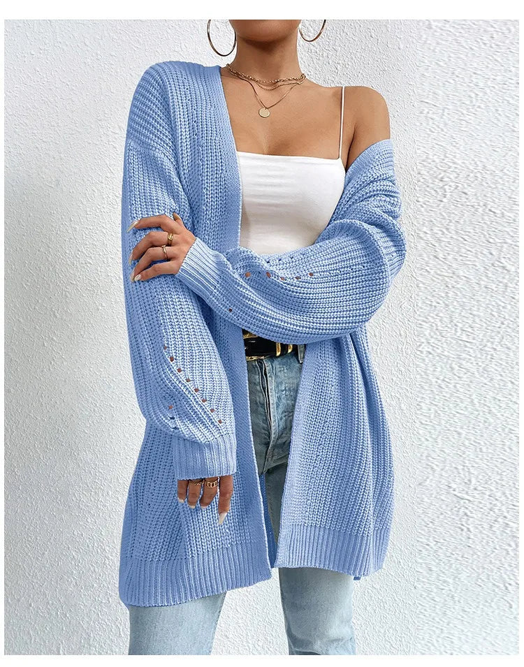 Luxe Ease Long Summer Knit Cardigan