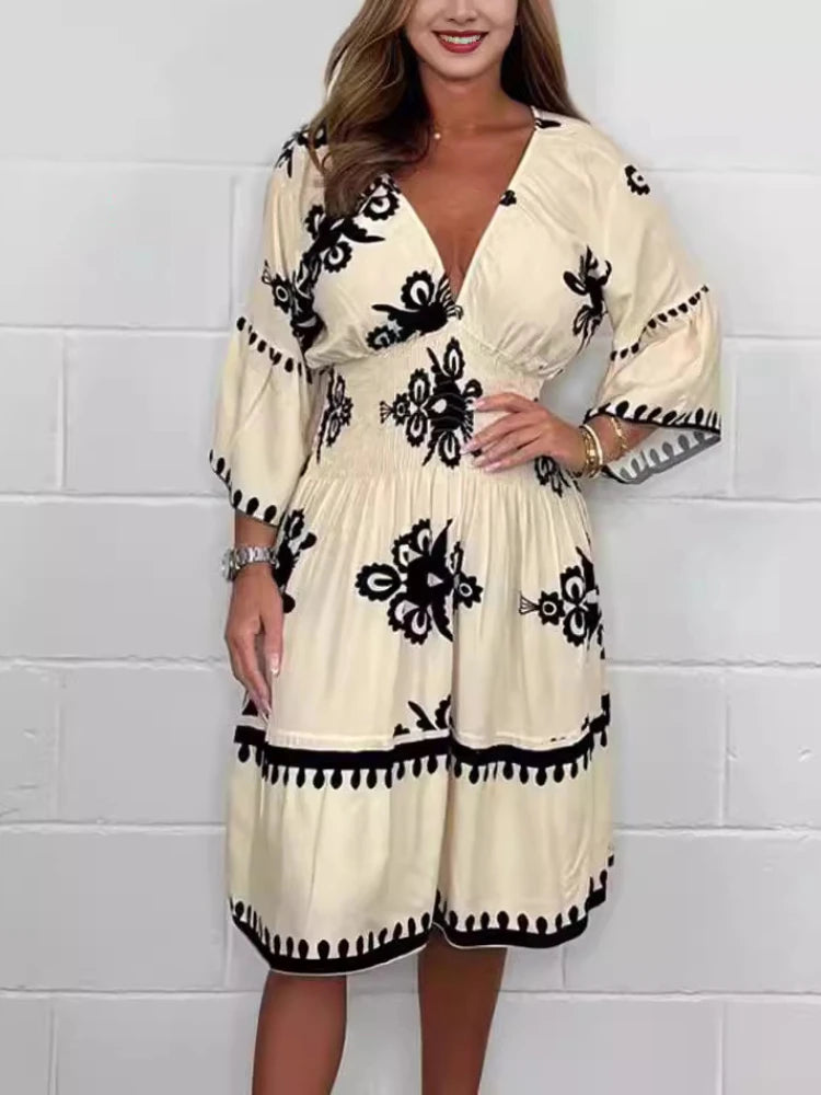 Floral Flare Boho Tunic